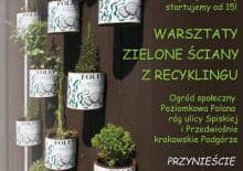 Zielone ściany recyklingu