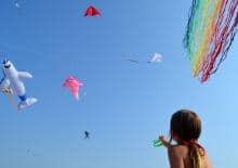 Dmuchawce: rodzinne warsztaty budowania latawców i pokaz