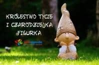 Królestwo tycie i czarodziejka figurka