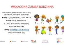 Wakacyjna Zumba Rodzinna - bezpłatne zajęcia