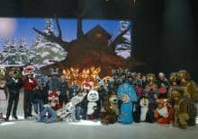 Masza i Niedźwiedź na lodzie -rewia dla dzieci