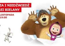 Masza i Niedźwiedź w Alei Bielany