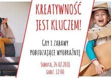 Kreatywność jest kluczem - gry i zabawy pobudzające wyobraźnię