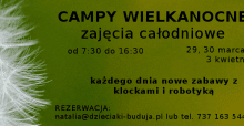 Campy Wielkanocne - Baw się i buduj! Klocki i robotyka.